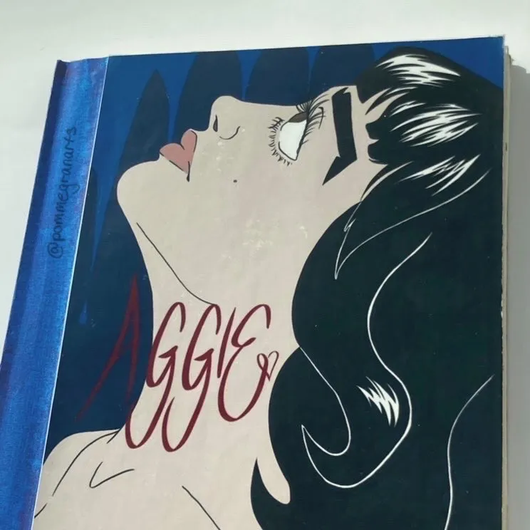 The cover of a graphic novel called Aggie