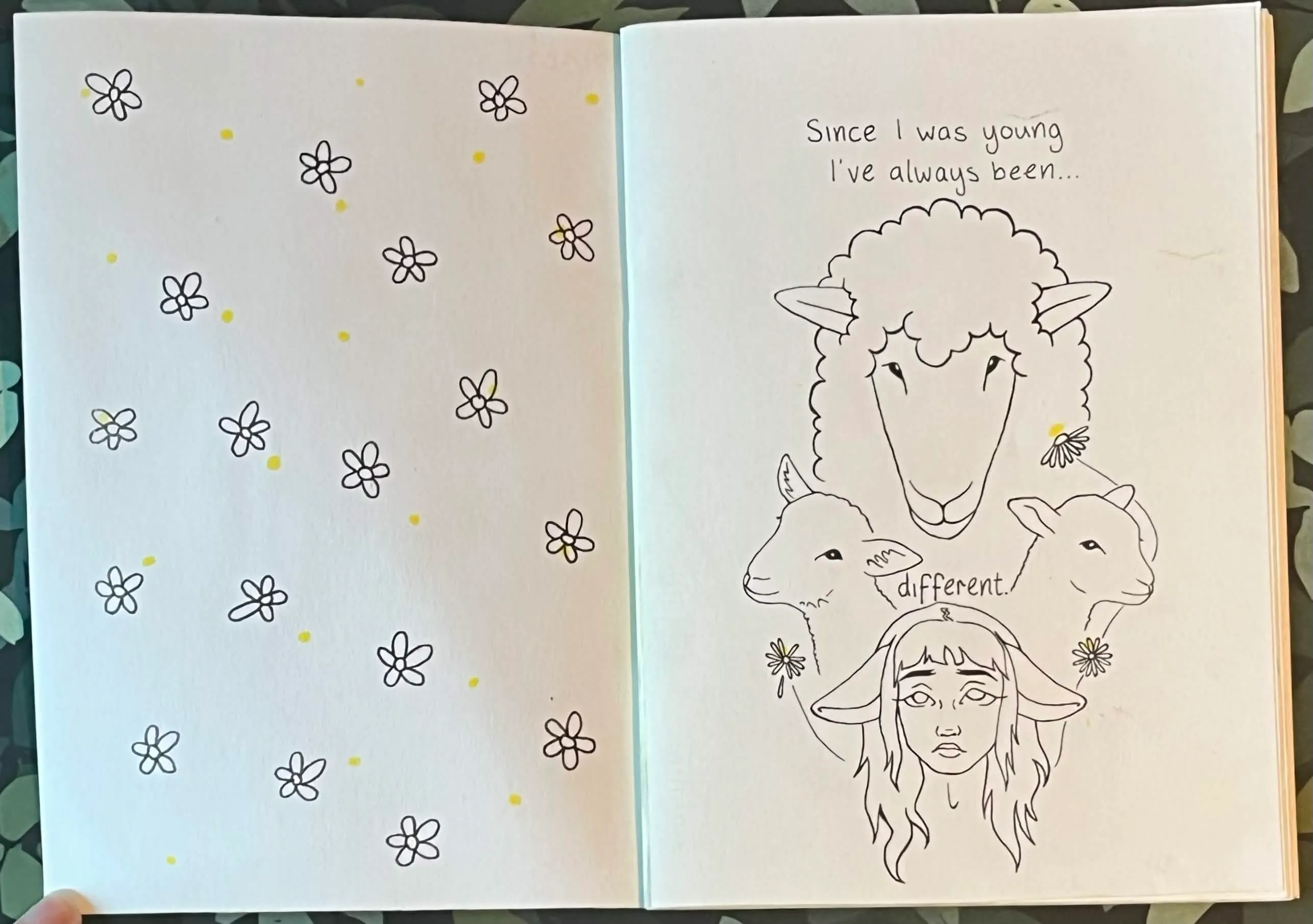 The cover of a comic called Black Sheep